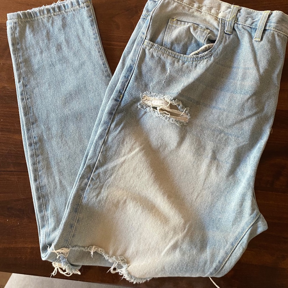 Nslvd denim distressed jeans